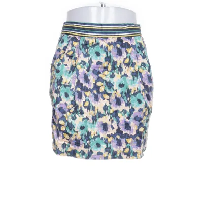 Kjol (Blå, Flerfärgad) från H&M Bomull, Elastan