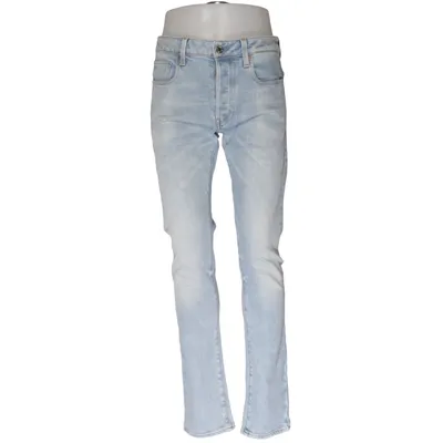 Jeans (Blå) fra G-Star Raw Bomuld, Elastan, Læder, Polyester