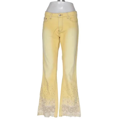 Jean (Jaune) de Daniel Coton, Élasthane, Polyester