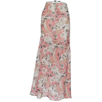 Maxi nederdel (Rød, Beige, Flerfarvet) fra Harry's Hardware Polyester