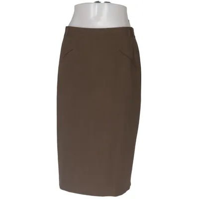 Jupe (Marron) de Bardehle Élasthane, Polyester, Laine