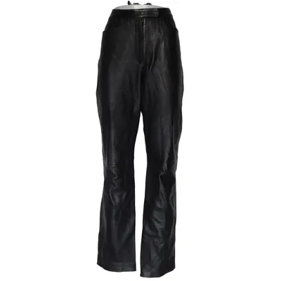 Leren broek (Zwart) van J.G&S Leer, Polyester