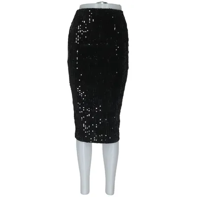 Kokerrok (Zwart) van Johanna Paris Elastaan, Polyester