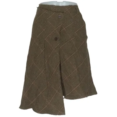 Jupe (Marron) de Our Legacy Cuir, Laine