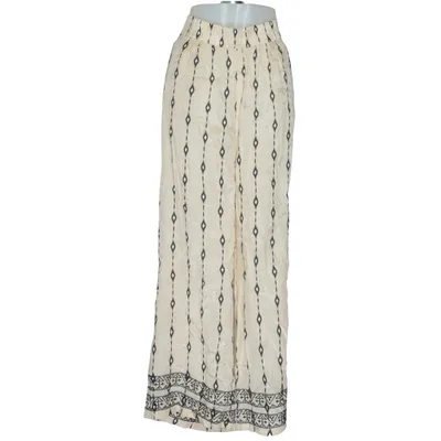 Palazzo broek (Beige, Zwart) van Indiska Polyester, Viscose
