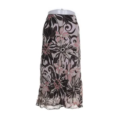 Skirt (Brown, Multicolored) from Vunic Viscose, Polyester