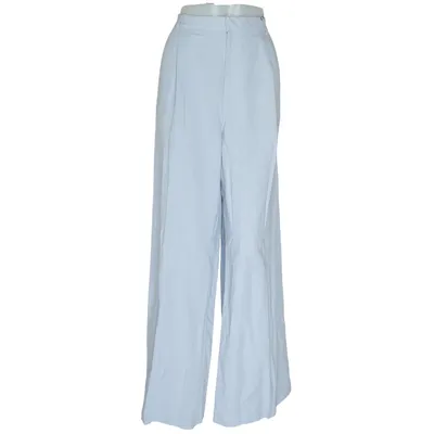 Palazzobukser (Blå) fra Zara Bomuld, Linned, Viscose