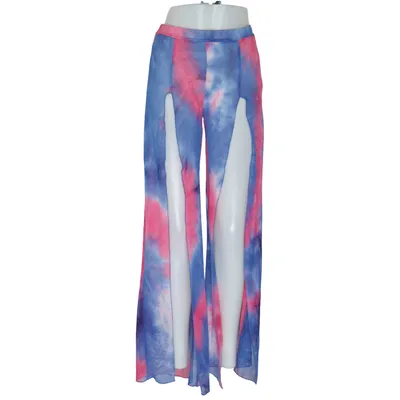 Broek (Blauw, Roze, Meerkleurig) van Dolls Kill Elastaan, Polyester