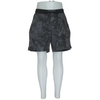 Træningsshorts (Sort, Grå) fra Lululemon Elastan, Nylon, Genanvendt polyester