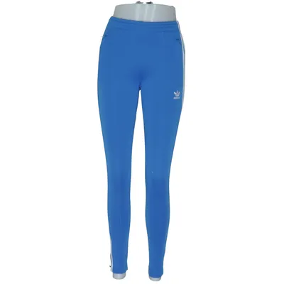 Mjukisbyxor (Blå, Vit) från Adidas Bomull, Elastan, Polyester