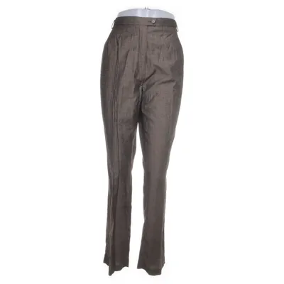 Pantalon de costume (Marron) de Toussaint Viscose, Lin