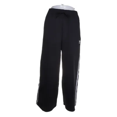 Sweatpants (Black, White) from Adidas Polyester, Cotton, Elastane