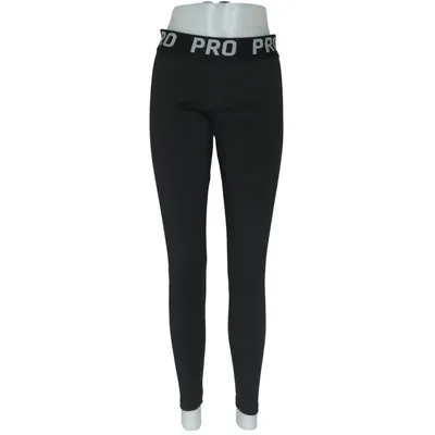 Sportleggings (Zwart) van Pro Elastaan, Polyester