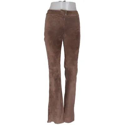 Leather pants (Brown) from H&M Leather, Polyester