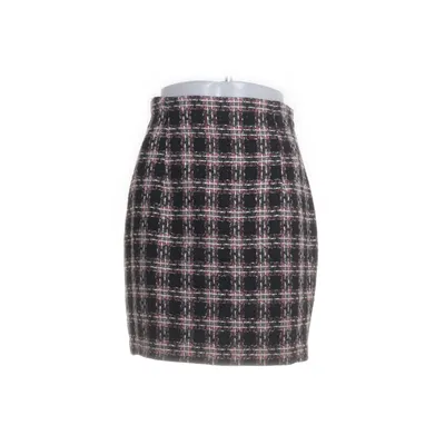 Skirt (Black, Multicolored) from Savann Polyester, Wool