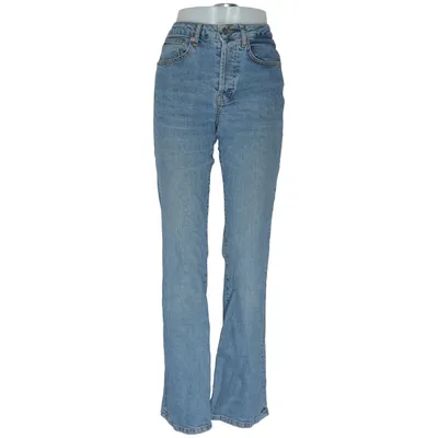Jeans (Blå) från Woodbird Bomull, Elastan