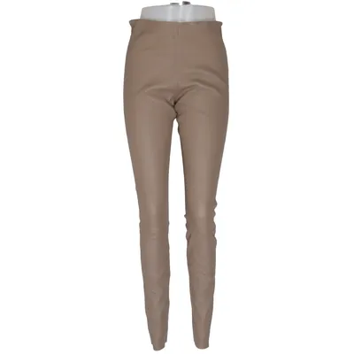 Leather pants (Beige) from By Malene Birger Leather