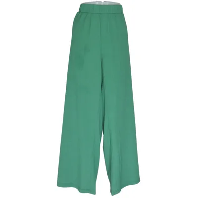 Palazzo pants (Green) from Bonprix