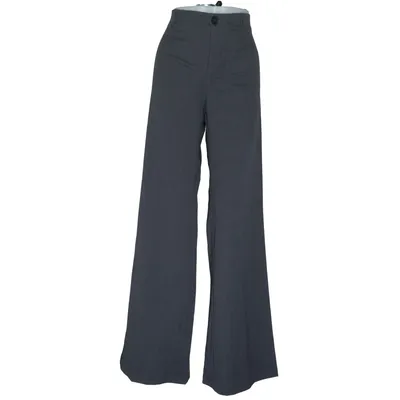 Palazzo broek (Grijs) van Bershka Elastaan, Polyester, Viscose