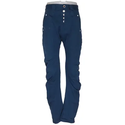 Chinos (Blauw) van Humör Katoen, Polyester