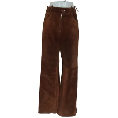 Leren broek (Bruin) van Mols