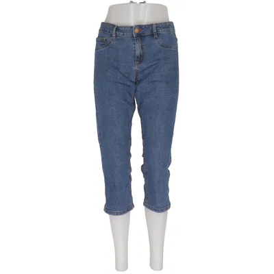 Driekwart broek (Blauw) van Unique Denim Katoen, Elastaan, Polyester, Viscose