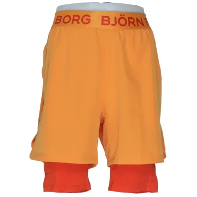 Träningsshorts (Orange, Röd) från Björn Borg Elastan, Återvunnen polyester
