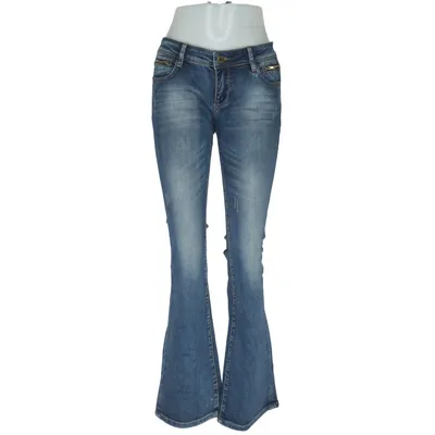 Jeans (Blue) from Mim Cotton, Elastane, Polyester