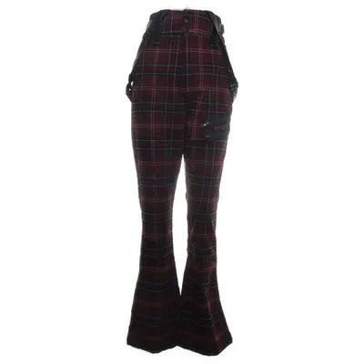 Byxor (Röd, Flerfärgad) från Killstar Elastan, Polyester