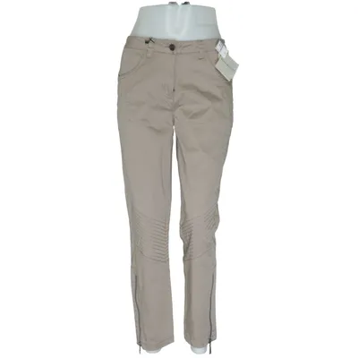 Pants (Blue Willis med lynlås ved benene - beige) from Blue Willi's Cotton, Elastane