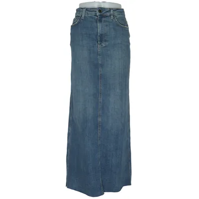 Jupe en jean (Bleu) de Zara Coton, Élasthane
