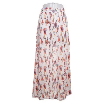 Maxi skirt (White, Multicolored) from Surkana Viscose
