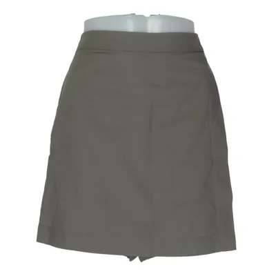 Skort (Gray) from Uniqlo Cotton, Linen, Polyester, Viscose