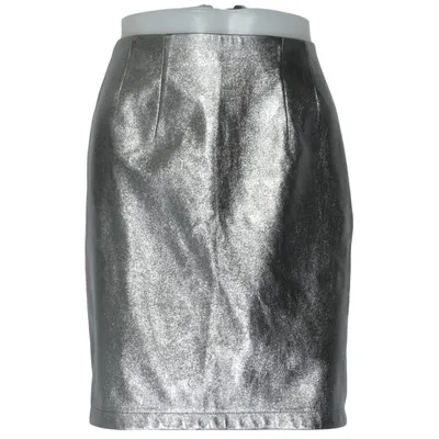 Kjol (Silverfärgad) från H&M Skinnimitation