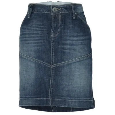 Jeanskjol (VINTAGE SHORT MIDI SKIRT) från G-Star Raw Denim Bomull, Elastan