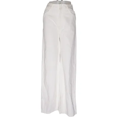 Jeans (White) from Zara Cotton