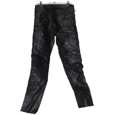 Lederhose (Schwarz) von Highway 1 Leder, Polyester