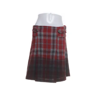 Skirt (Red, Gray, White, Multicolored) from I Say Polyester, Wool