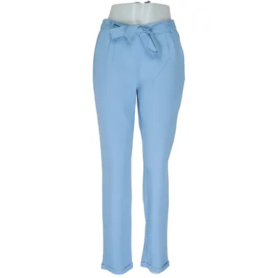Chinos (Blauw) van Reken Maar Katoen, Elastaan