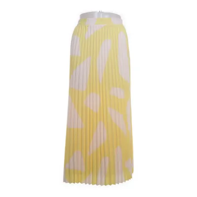 Långkjol (Gul, Vit) från Essentials Elastan, Polyester