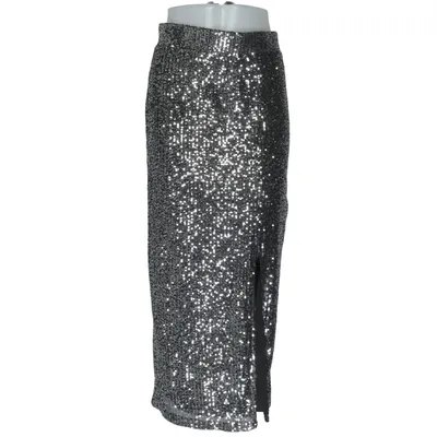 Rok (Zwart, Zilver) van Ever Me Elastaan, Polyester