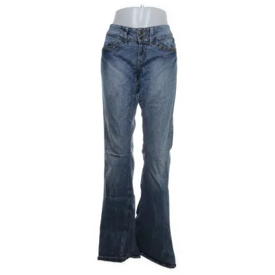Jeans (Blå) från Bootcut Bomull, Elastan