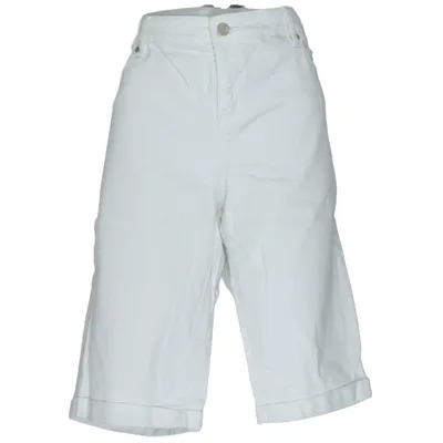 Pantacourt (Blanc) de New York & Company Coton, Élasthane
