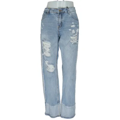 Spijkerbroek (Blauw) van Nice & Chic Katoen