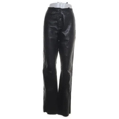 Leather pants (Black) from Saki Polyester