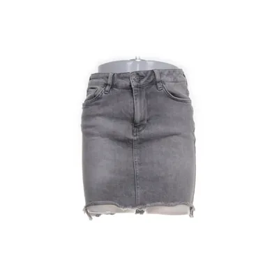 Spijkerrok (C-DNM RAW EDGE SKIRT GREY UM) van Costes Denim Katoen, Elastaan