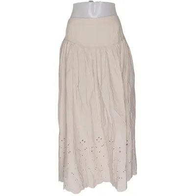 Långkjol (Beige) från Newbie by KappAhl Bomull