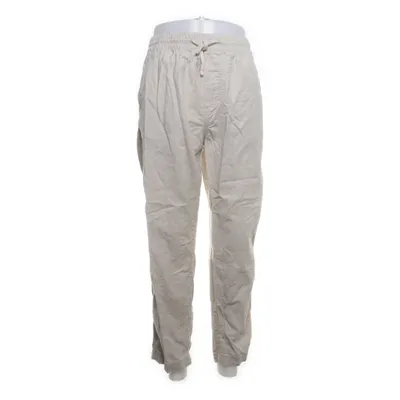 Broek (Beige) van Pull & Bear Katoen, Linnen