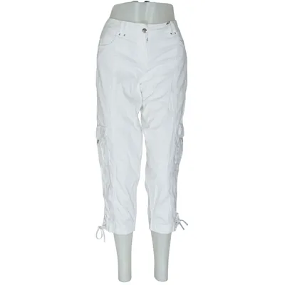 Cargo pants (White) from White House Black Market Cotton, Elastane