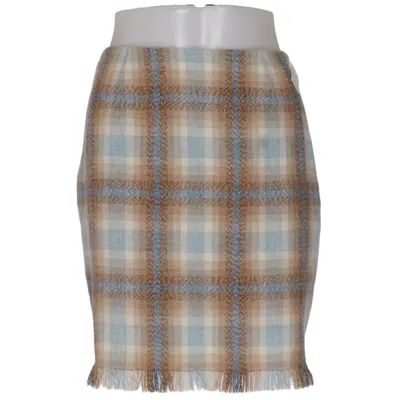 Jupe (Marron, Bleu, Beige) de KS Selection Acétate, Viscose